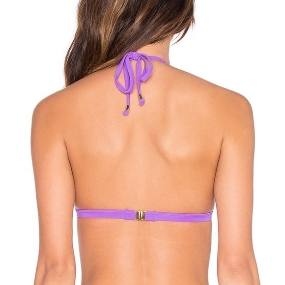 L'Agent by Agent Provocateur Avril Bikini Top in Violet - Picture 2 of 8